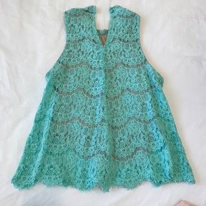 Laced Sleeveless Top
